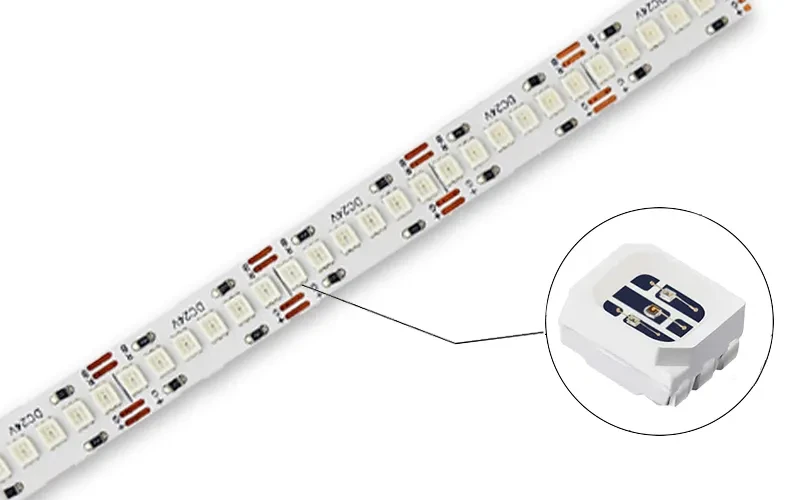 SMD2835 240led/M RGB Led Strip